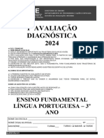 1 Aval. Diagnóstica - LP - 3º Ano