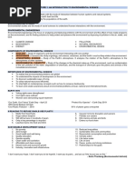 Lesson 1 - An Introduction To Environmental Science