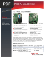 WEI - WEP-302 - Feature Sheet - EN