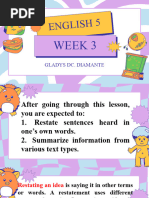 English 5-Quarter 3-Week 3