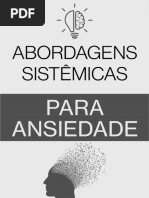 Abordagens Sistemicas para Ansiedade 1