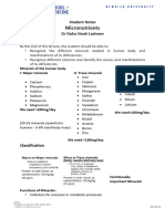 IM (4.3.4) Micronutrients. Student Notes