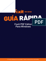 Foxit PDF Editor - Quick Guide