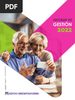 Informe de Gestión Banco Credifinanciera 2022