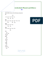 Alcohol, Phenol and Ethers