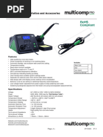 Digital Soldering Station and Accessories ESD Safe: Features