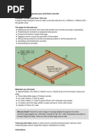 Step of Concrete Slab