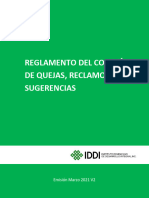 Reglamento Del Comite de Quejas Reclamos y Sugerencias - Rev