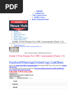 Facebook Whatsapp Twitter Copy Link Share: Grade 2 Free Exams For CBC Assessment (Term 1-3)