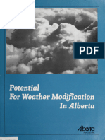 Weather Modification Alberta Canada 1980 1985 Study