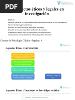 Tema 14 Aspectos Éticos en La Investigación