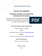 Programa Gestalt en Estres Postraumatico