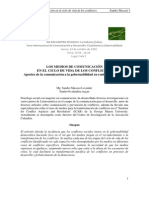 Medios en El Ciclo de Vida de Los Conflictos