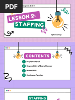 LESSON 2 Chapter 5 Staffing