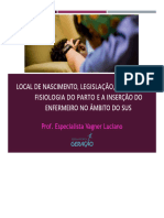 Local de Nascimento e Enf No SUS