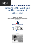 Evidence For Mindfulness Impact On School Staff FINAL DRAFT