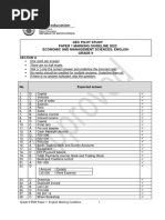 Grade 9 EMS English Memo Paper 1