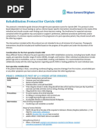 Rehabilitation Protocol For Clavicle Orif