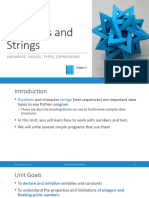 Unit P2 - Numbers and Strings