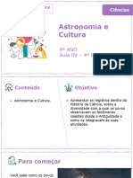 9 ° Astronomia e Cultura