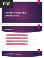 Global Strategy and Sustainability