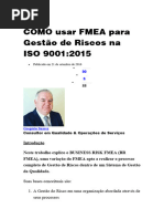 3 - COMO Usar FMEA para Gestão de Riscos Na ISO 9001