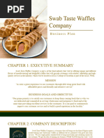 Swab Taste Waffles Company: Business Plan