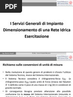 ES1 - Dimensionamento Di Una Rete Idrica