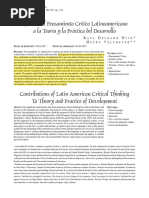 Aportes Del Pensamiento Critico Latinoamericano