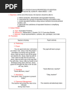 Detailed Lesson Plan Mathematics