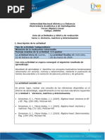 Guía de Actividades y Rúbrica de Evaluación - Unidad 1 - Tarea 2 - Vectores Matrices y Determinantes