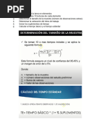 U4 Ejemplo de Estudio de Tiempos