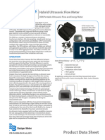 HYB-DS-00086-EN - Dynasonics DXN Portable Clamp-On Ultrasonic Flow Meter Product Data Sheet