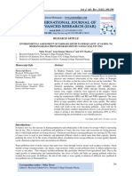 Environmental Assessment of Narmada River Water Quality at Sandia To Hoshangabad & Photo Degradation by Nano-Catalyst Zno