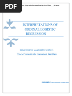 Ordinal Logistic Regression