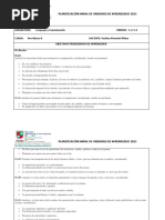 PLANIFICACIÓN ANUAL LENGUAJE 8vo 2023