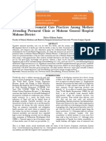 Assessment of Neonatal Care Practices Among Mothers Attending Postnatal Clinic at Mukono General Hospital Mukono District