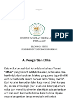 Pancasila Sebagai Sistem Etika