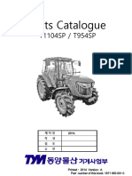 T1104SP Parts Catalog