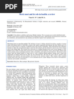 Mock Meat and Its Role in Health A Review