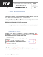 2 - Cours - Energie Electrique - Electricite - Prof