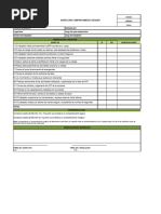 Formato Inspección Comportamiento Seguro