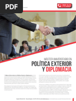 UE MasterPoliticaExterior Diplomacia Oct2015-Jul2016