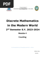 Discrete Math Module 4 1