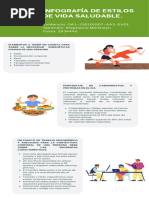 Infografía de Estilos de Vida Saludable.: Evidencia: GA1-230101507-AA2-EV01. Aprendiz: Stephania Martheyn Ficha: 2834495