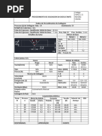 Procedimento de Soldagem Da Execultante Modelo 1