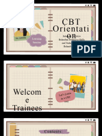 CBT Orientation