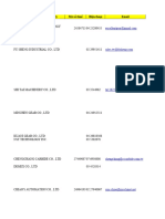 Taiwan Company List