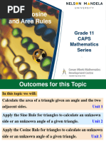 Sine, Cosine and Area Rules