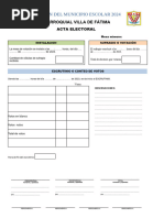 Actas Electorales